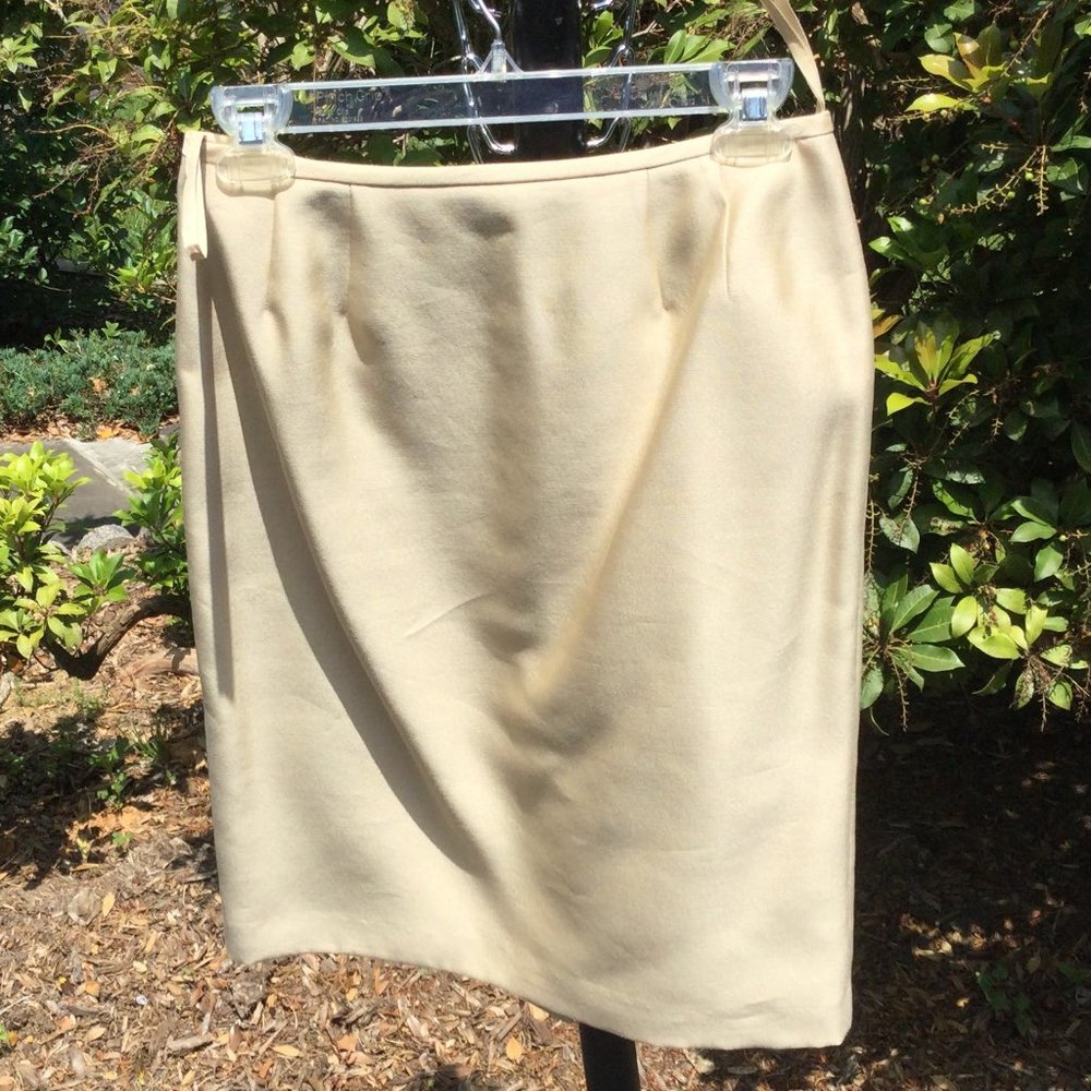 Albert Nipon Sequin Gold Jacket-Top-Skirt 3pc Suit - image 7